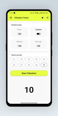 Vibration Tester android App screenshot 3